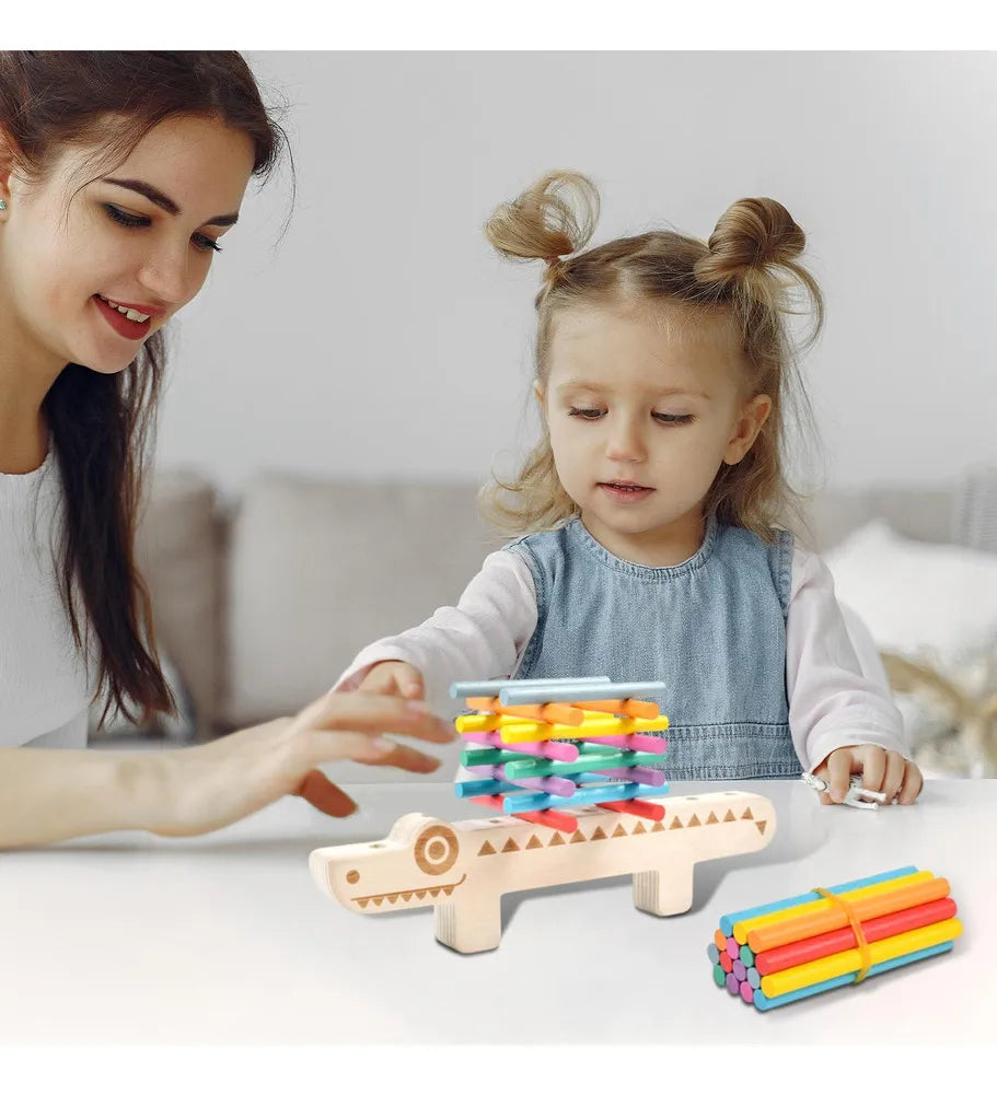 Jogo de Brinquedo Matemático Estimulador de Cognição Infantil - Montessori
