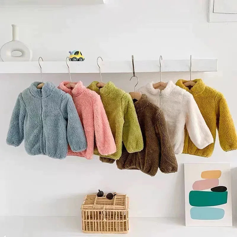 Casaco Infantil de Pelúcia Fofinho - Diversas Cores