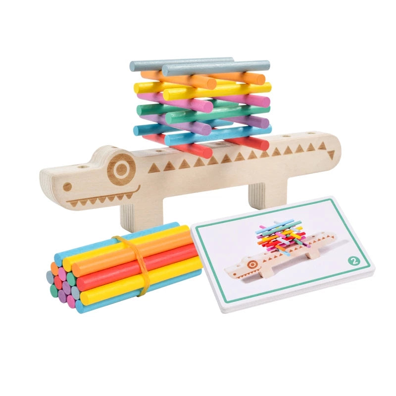 Jogo de Brinquedo Matemático Estimulador de Cognição Infantil - Montessori