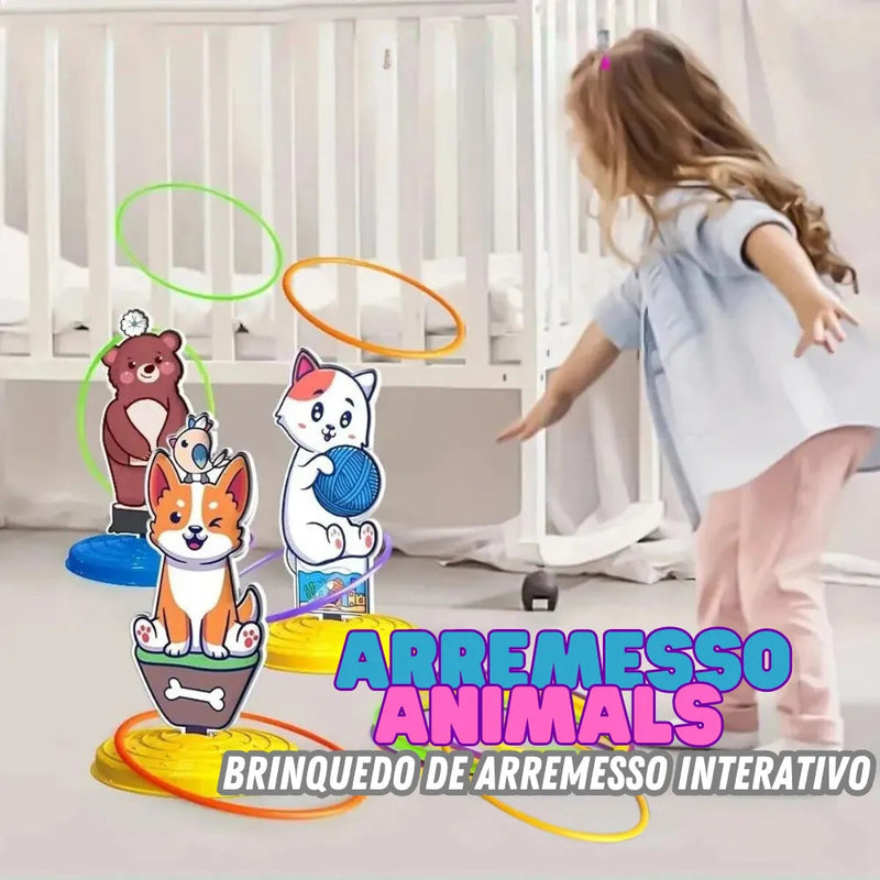 Arremesso Animals - Brinquedo de Arremesso Interativo