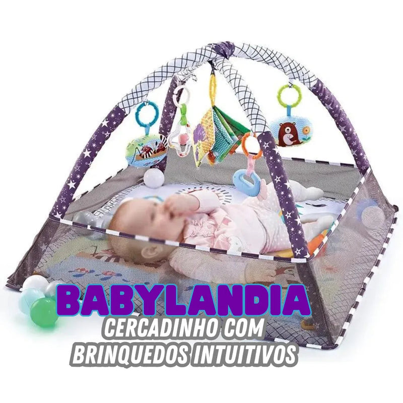 Babylandia - Cercadinho com Brinquedos Intuitivos