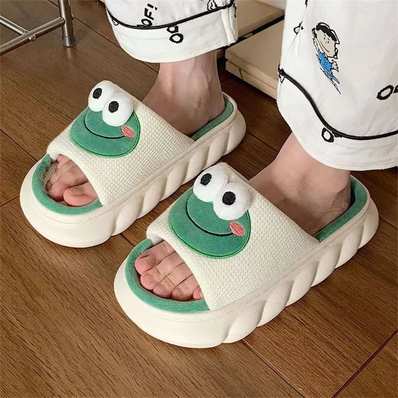 Frog Slippers - Chinelo Macio para Mães e Filhos