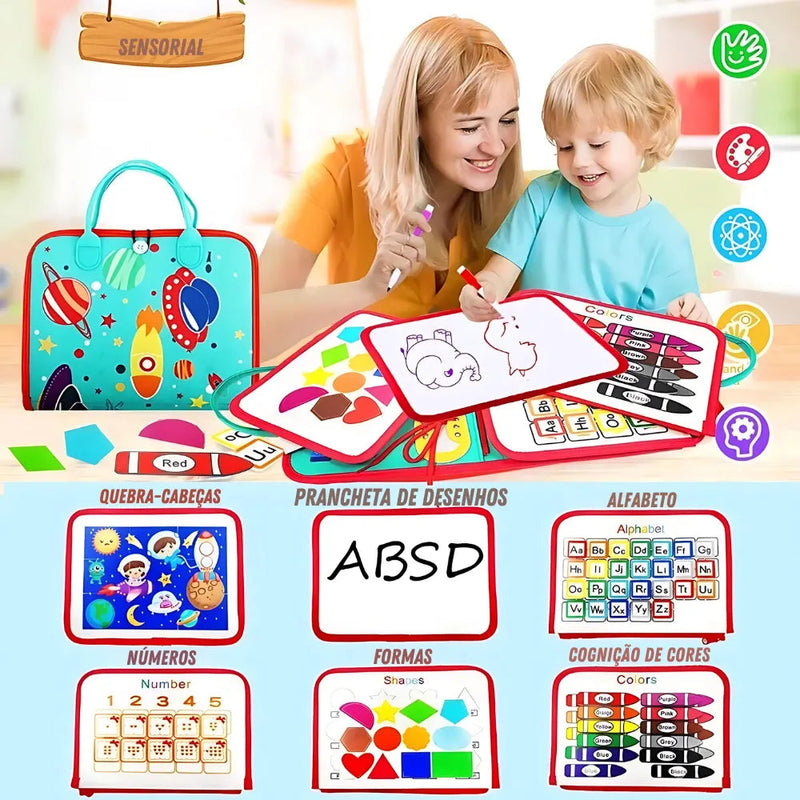 Suitcase Tesouro - Livro Educativo Montessori