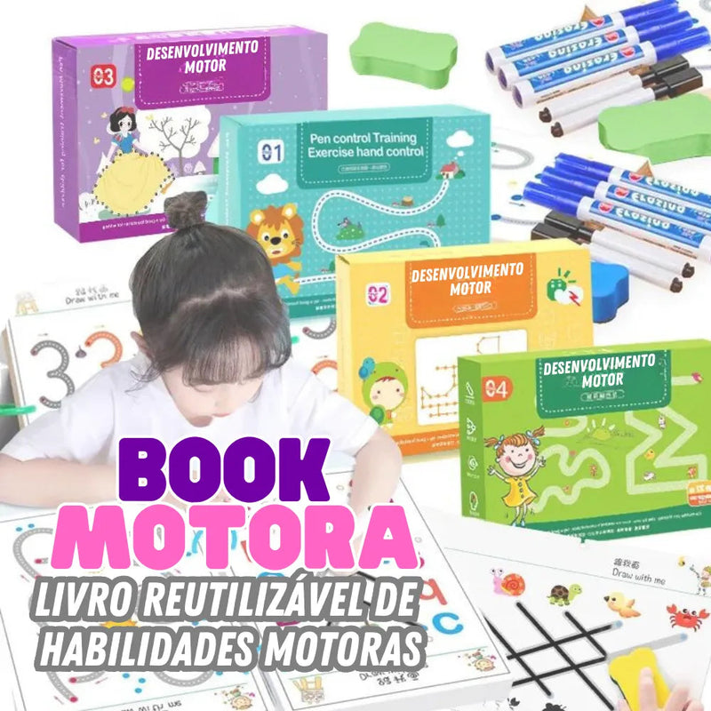 Book Motora - Livro Reutilizável de Habilidades Motoras