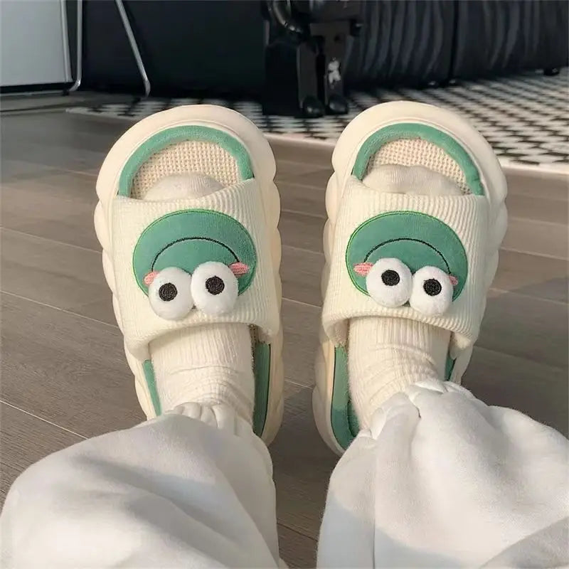 Frog Slippers - Chinelo Macio para Mães e Filhos