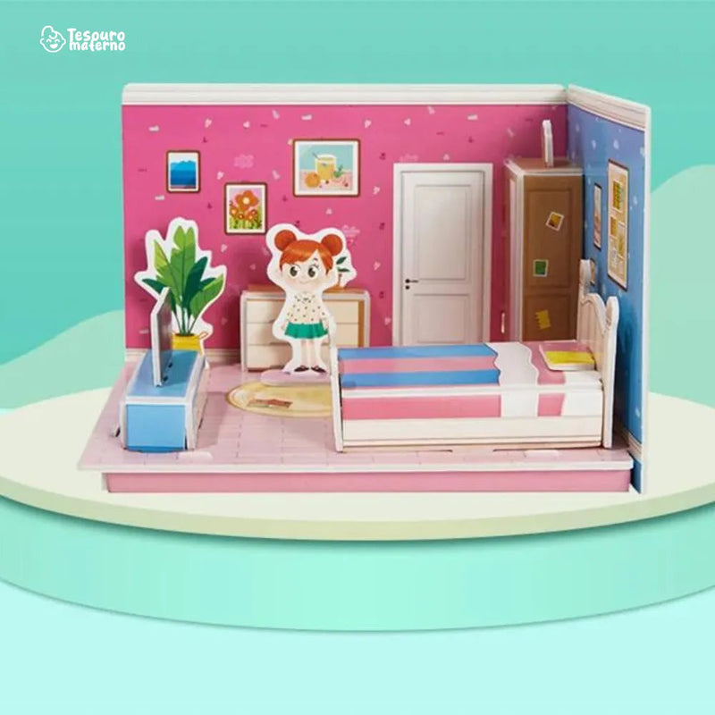 Doll House - Brinquedo para Montar sua Casinha de Boneca