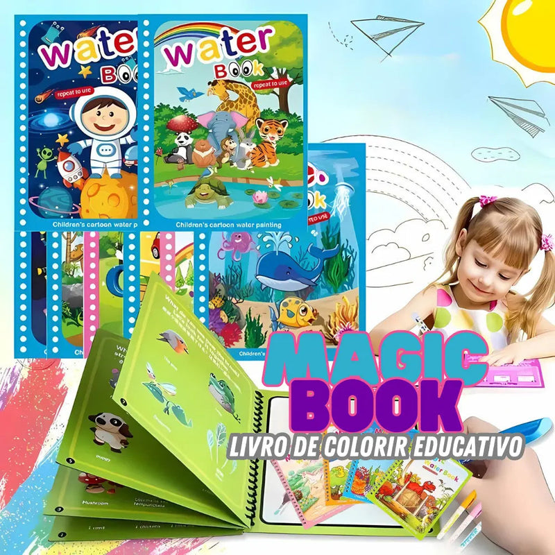 Magic Book - Livro de Colorir Educativo