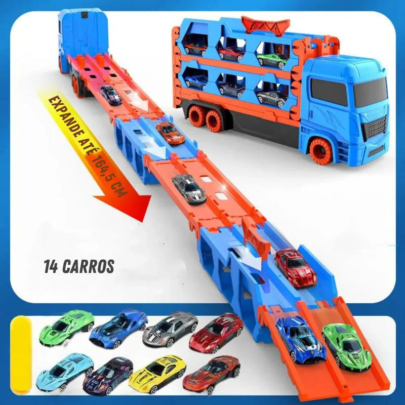 Stork Truck - Caminhão Cegonha com Pista Gigante