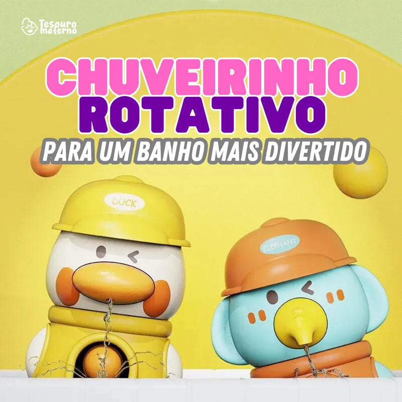 Chuveirinho Rotativo - Para um Banho Mais Divertido