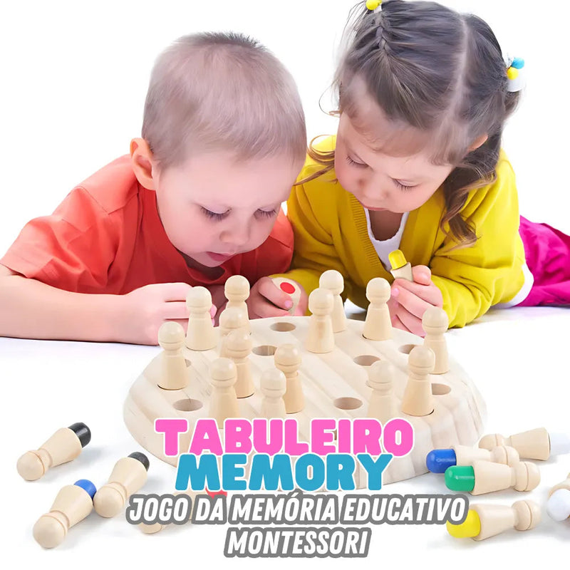 Tabuleiro Memory - Jogo da Memória Educativo Montessori