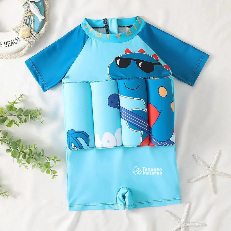 Boia Kids - Roupa de Banho com Boias e Touquinha