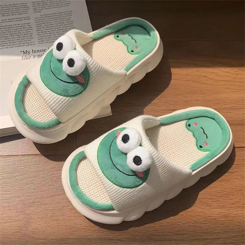 Frog Slippers - Chinelo Macio para Mães e Filhos