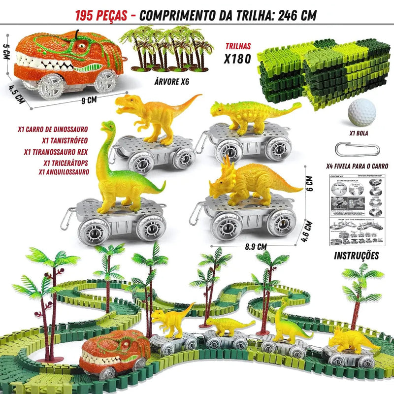 Mundo Mágico de Dinossauros - Pista de Corrida