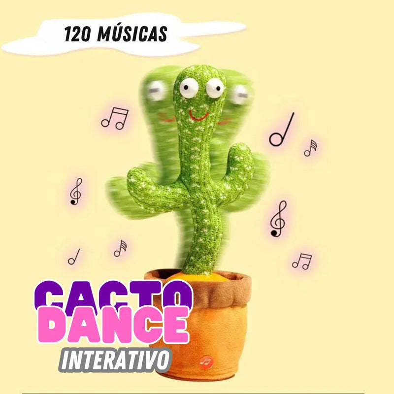 Cacto Dance - Cacto Dançarino de Brinquedo Interativo