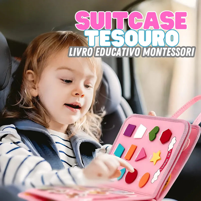 Suitcase Tesouro - Livro Educativo Montessori