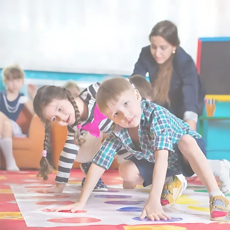 Twister Game Tesouro - Tapete de Jogos Interativo para Toda a Família