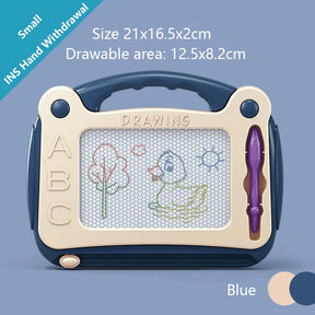 Quadro de Desenho Mágico Infantil com Caneta e Botões Coloridos