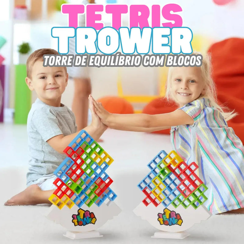 Tetris Tower - Torre de Equilíbrio com Blocos