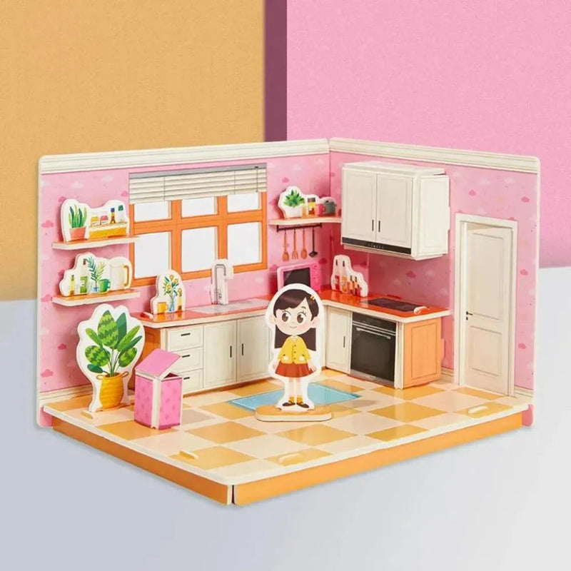 Doll House - Brinquedo para Montar sua Casinha de Boneca