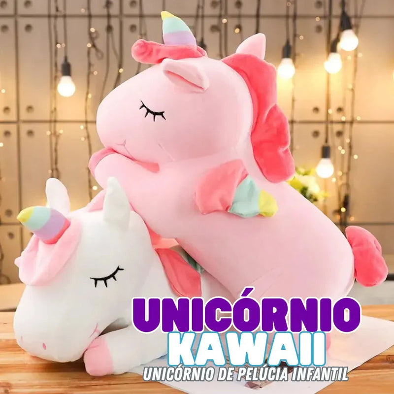 Unicórnio Kawaii - Unicórnio de Pelúcia Infantil