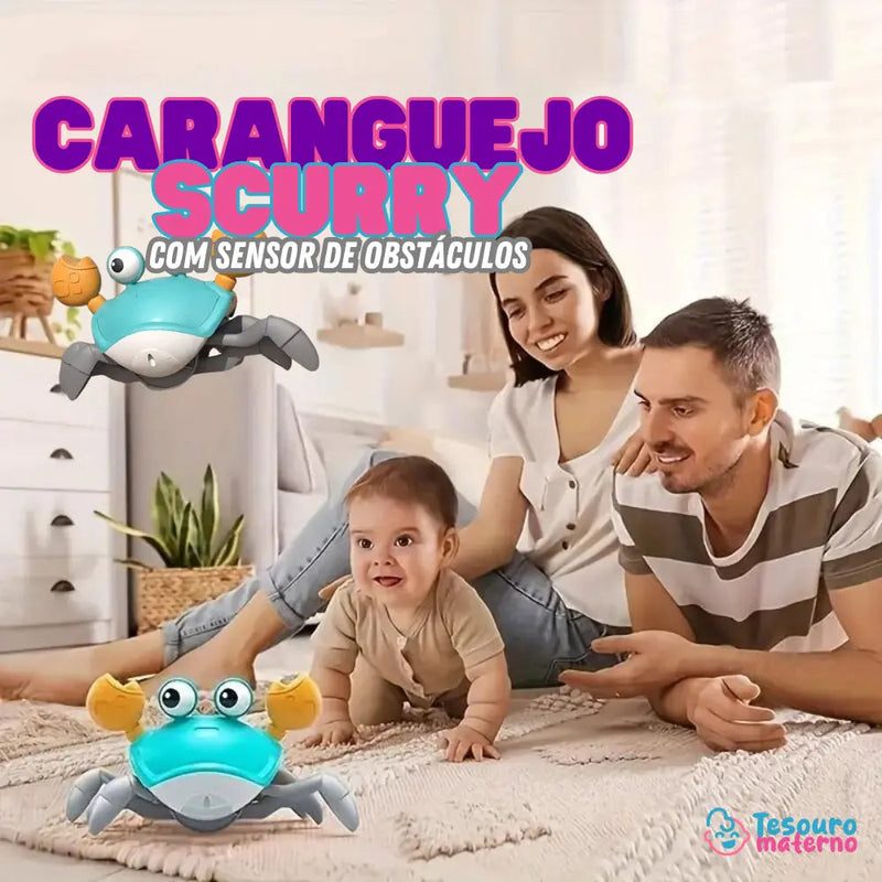 Caranguejo Scurry - Brinquedo Com Sensor de Obstáculos