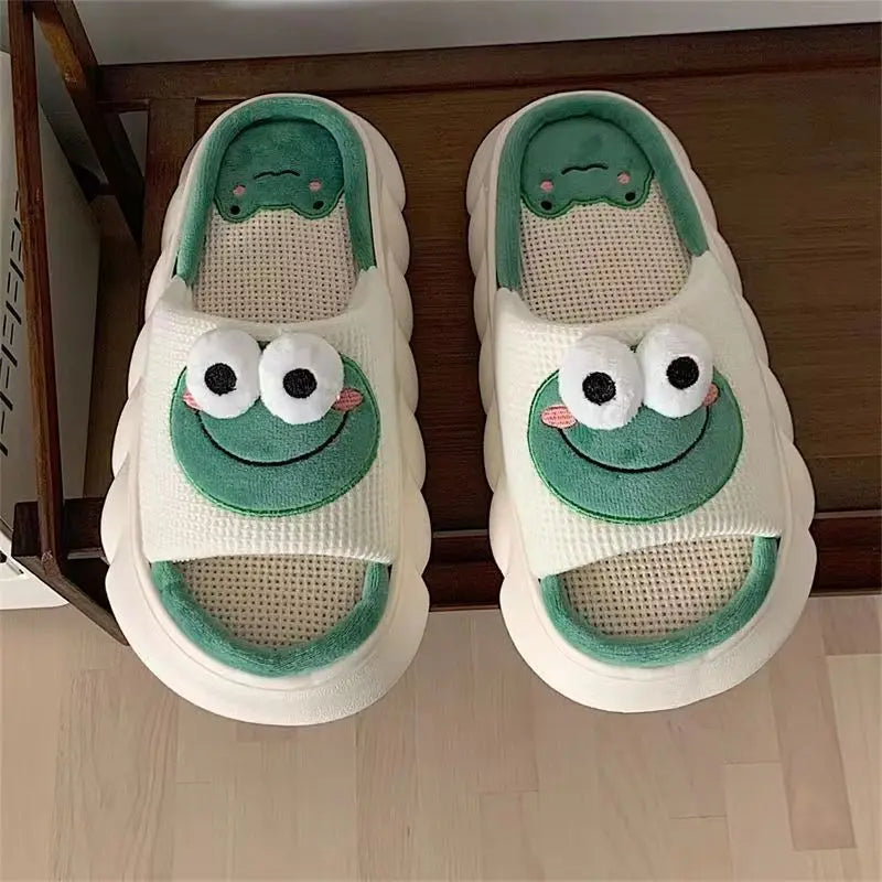 Frog Slippers - Chinelo Macio para Mães e Filhos