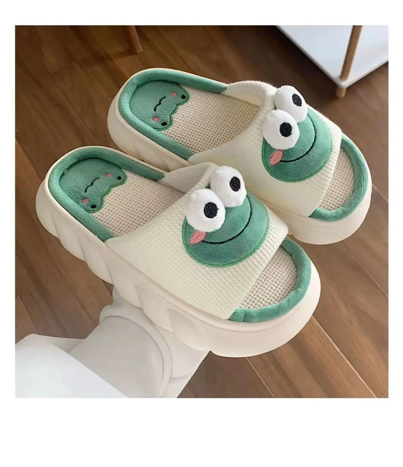 Frog Slippers - Chinelo Macio para Mães e Filhos