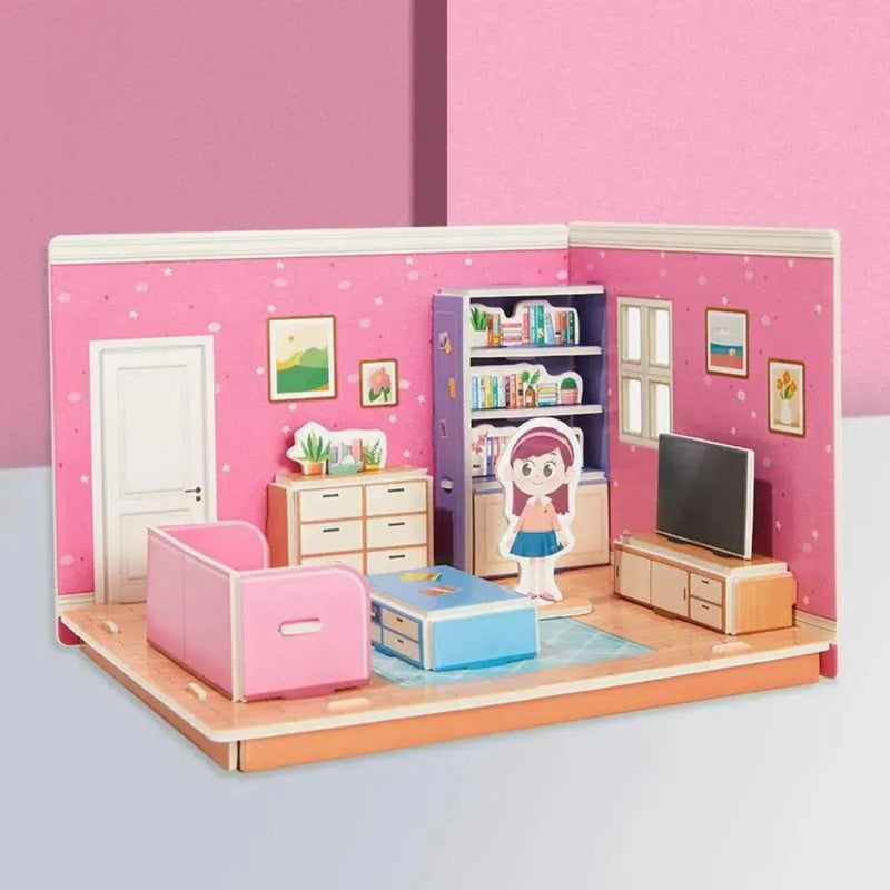 Doll House - Brinquedo para Montar sua Casinha de Boneca