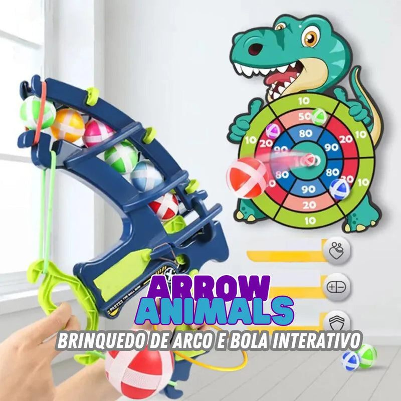 Arrow Animals - Brinquedo de Arco e Bola Interativo