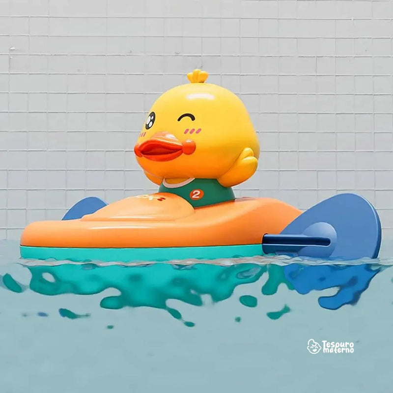 Kayak Duck Tesouro - Patinho Remador Interativo para Banho